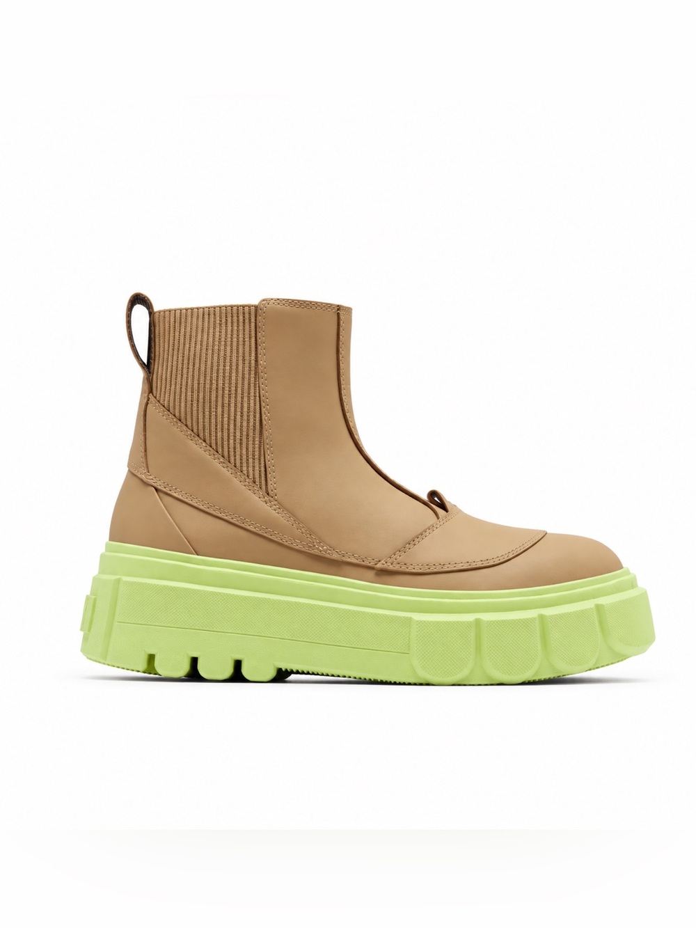 Sorel Caribou X Waterproof Platform Chelsea Boot Canoe Size 9 NIB